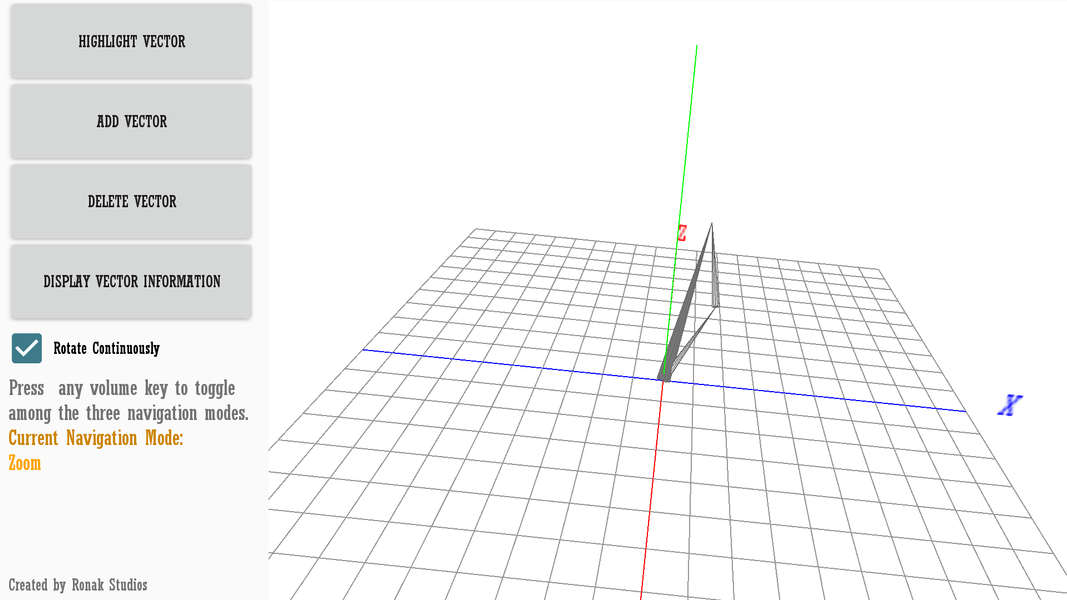 3D Vector Calculator - Image screenshot of android app