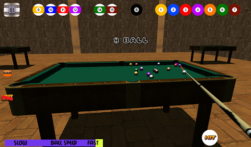 ۳D Free Billiards Snooker Pool - عکس بازی موبایلی اندروید