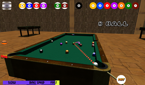 ۳D Free Billiards Snooker Pool - عکس بازی موبایلی اندروید