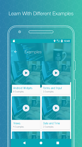 Tutorial for android :Learn Android, Java & Kotlin - Image screenshot of android app