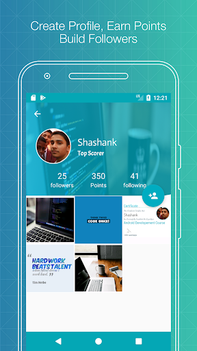 Tutorial for android :Learn Android, Java & Kotlin - Image screenshot of android app