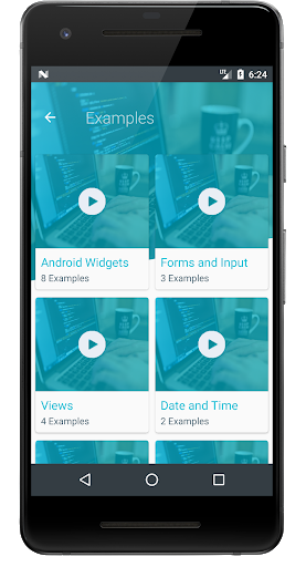 Tutorial for android :Learn Android, Java & Kotlin - Image screenshot of android app