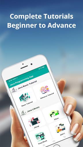 Learn Java Tutorial App - عکس برنامه موبایلی اندروید