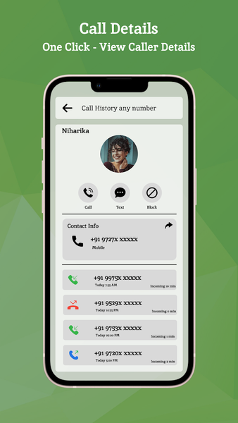 Call History of Any Number - عکس برنامه موبایلی اندروید