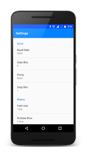 USB Serial Terminal - Image screenshot of android app
