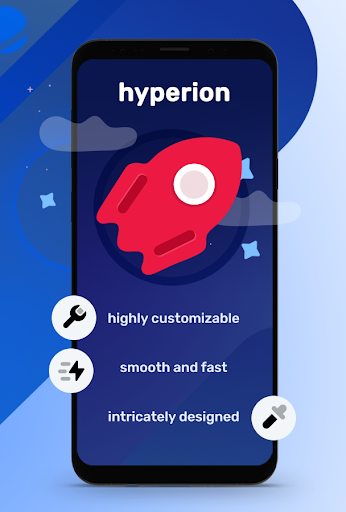 hyperion launcher - Image screenshot of android app