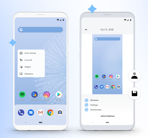 hyperion launcher - عکس برنامه موبایلی اندروید