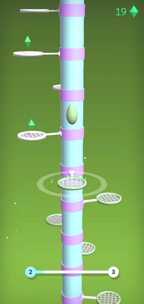 Egg Spiral Dash - Gameplay image of android game