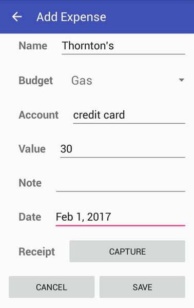 Budget Watch - عکس برنامه موبایلی اندروید