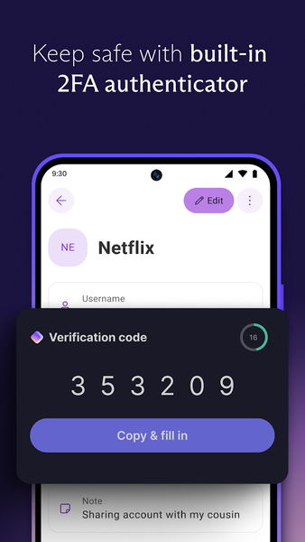 Proton Pass: Password Manager - عکس برنامه موبایلی اندروید
