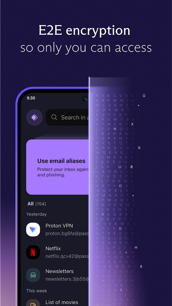Proton Pass: Password Manager - عکس برنامه موبایلی اندروید