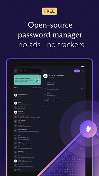 Proton Pass: Password Manager - عکس برنامه موبایلی اندروید