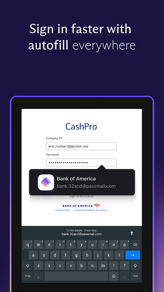 Proton Pass: Password Manager - عکس برنامه موبایلی اندروید
