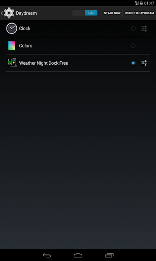 Weather Night Dock with clock - عکس برنامه موبایلی اندروید