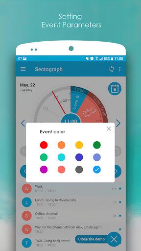 Sectograph. Day & Time planner - Image screenshot of android app