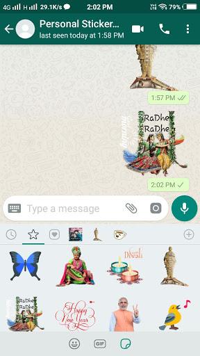 Personal Sticker for WhatsApp (pro) - Image screenshot of android app
