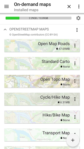 AlpineQuest Explorer Lite - Image screenshot of android app