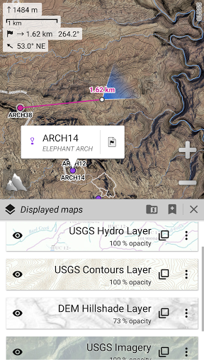 AlpineQuest Explorer Lite - Image screenshot of android app