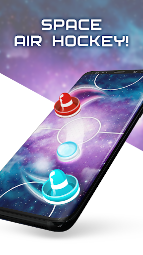 Two Player Games: Air Hockey - Gameplay image of android game