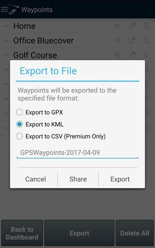 GPS Waypoints - عکس برنامه موبایلی اندروید