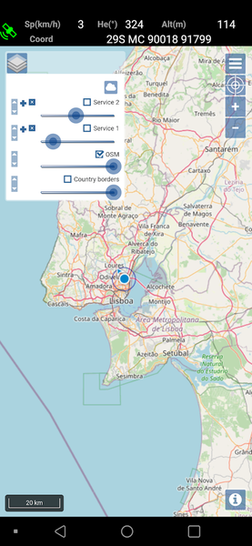 Map Services Visualizer - عکس برنامه موبایلی اندروید