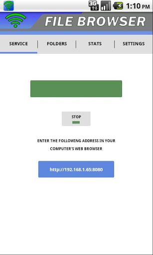WiFi File Browser - عکس برنامه موبایلی اندروید