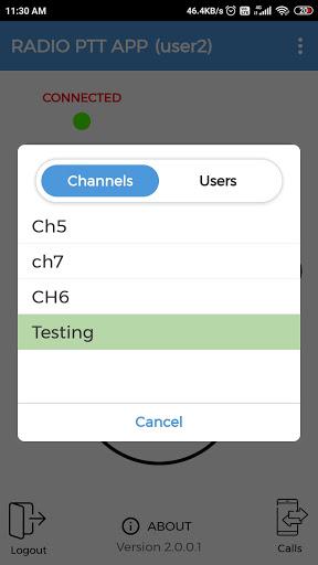 StackPTT - Image screenshot of android app