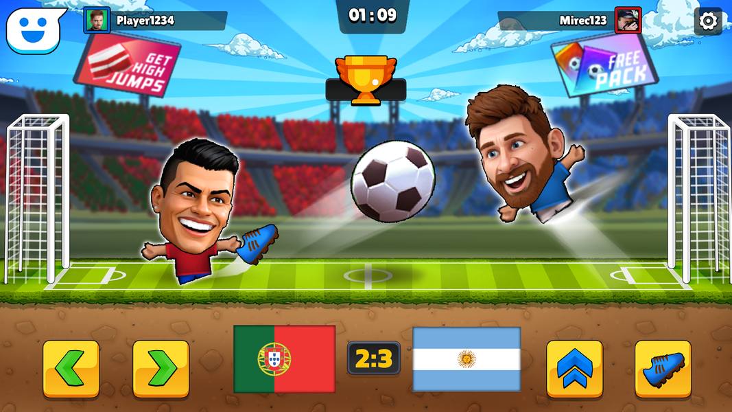 Puppet Soccer 2:Football Games - Gameplay image of android game