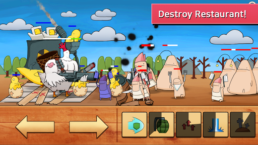 Chicken VS Man - Gameplay image of android game