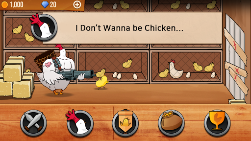 Chicken VS Man - Gameplay image of android game