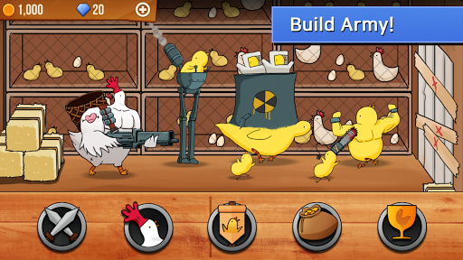 Chicken VS Man - Gameplay image of android game
