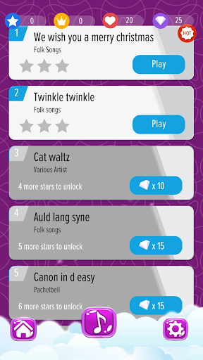 Piano Tiles 5 - Gameplay image of android game