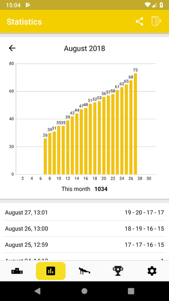 Push Up  -  21 Day Challenge - Image screenshot of android app