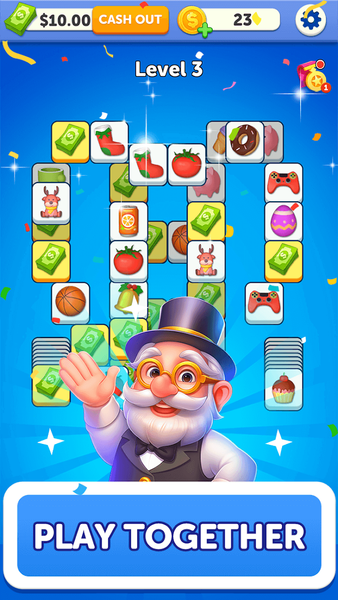 Cartoon Tile: Puzzle Cash - Gameplay image of android game