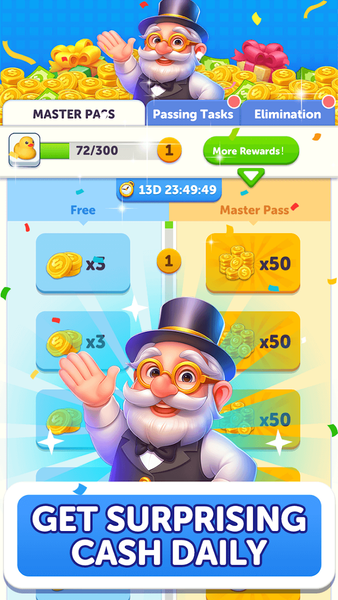 Cartoon Tile: Puzzle Cash - Gameplay image of android game