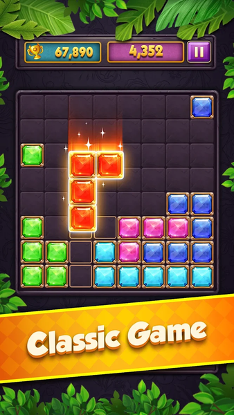 Block Puzzle Gems - Gameplay image of android game