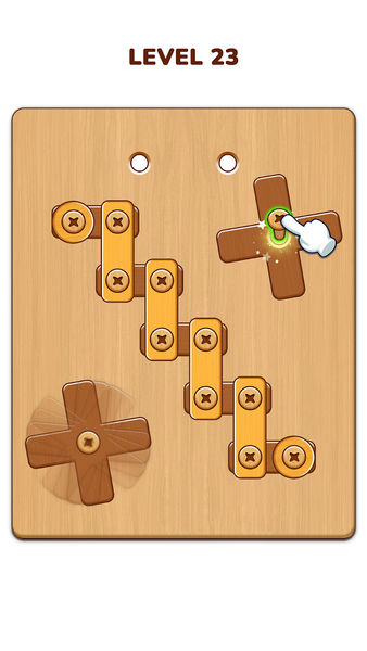 Nuts and Bolts Woody Puzzle - عکس بازی موبایلی اندروید