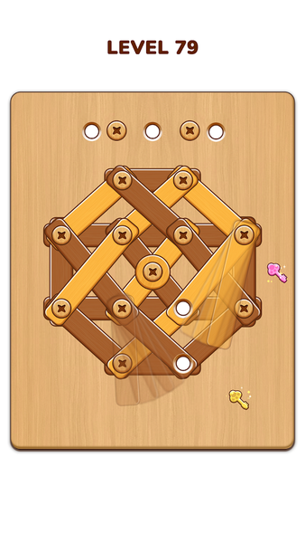 Nuts and Bolts Woody Puzzle - عکس بازی موبایلی اندروید
