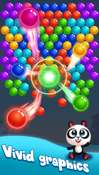 Bubble Shooter: Rescue Panda - Gameplay image of android game