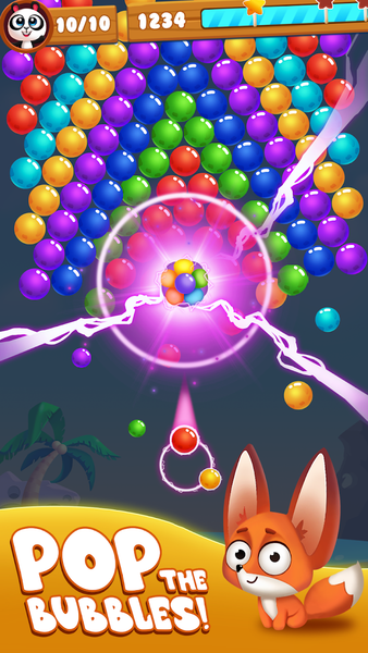 Bubble Shooter: Rescue Panda - Gameplay image of android game