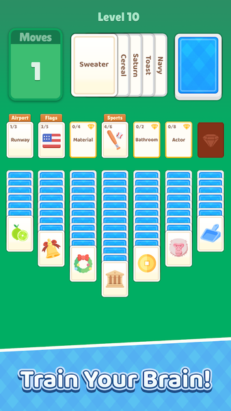 Card Solitaire: Word Game - Gameplay image of android game