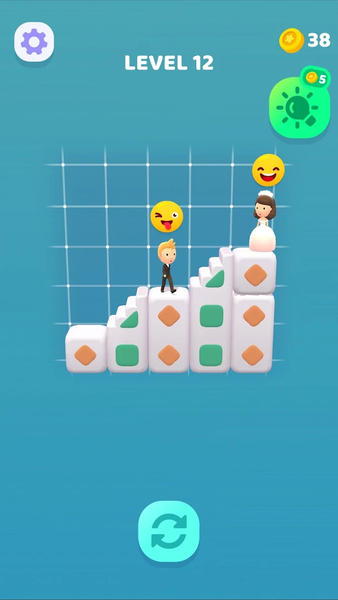 Drag cubes: Puzzle Sort - عکس بازی موبایلی اندروید