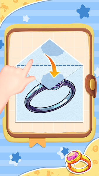 Origami Fun: Fold Paper Puzzle - Gameplay image of android game