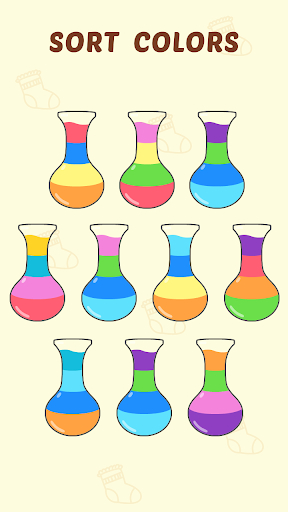 Water Sort - Sort Color Puzzle - Gameplay image of android game