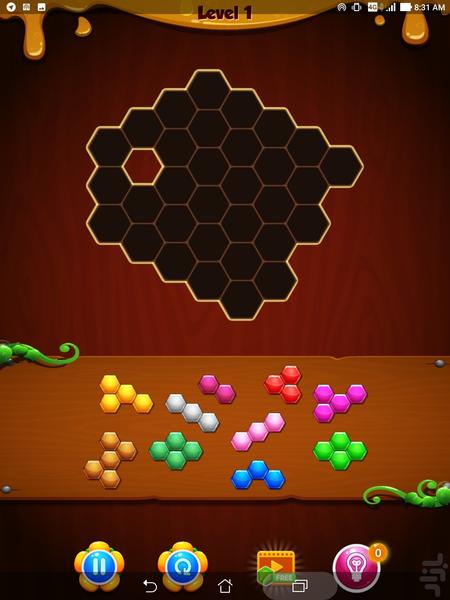 پازل رنگ ها - Gameplay image of android game