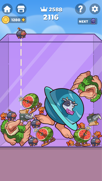 Meme Merge Mania: Drop Game - عکس بازی موبایلی اندروید