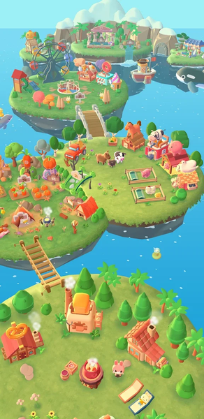 Merge Camp - Cute Animal Fun - Gameplay image of android game