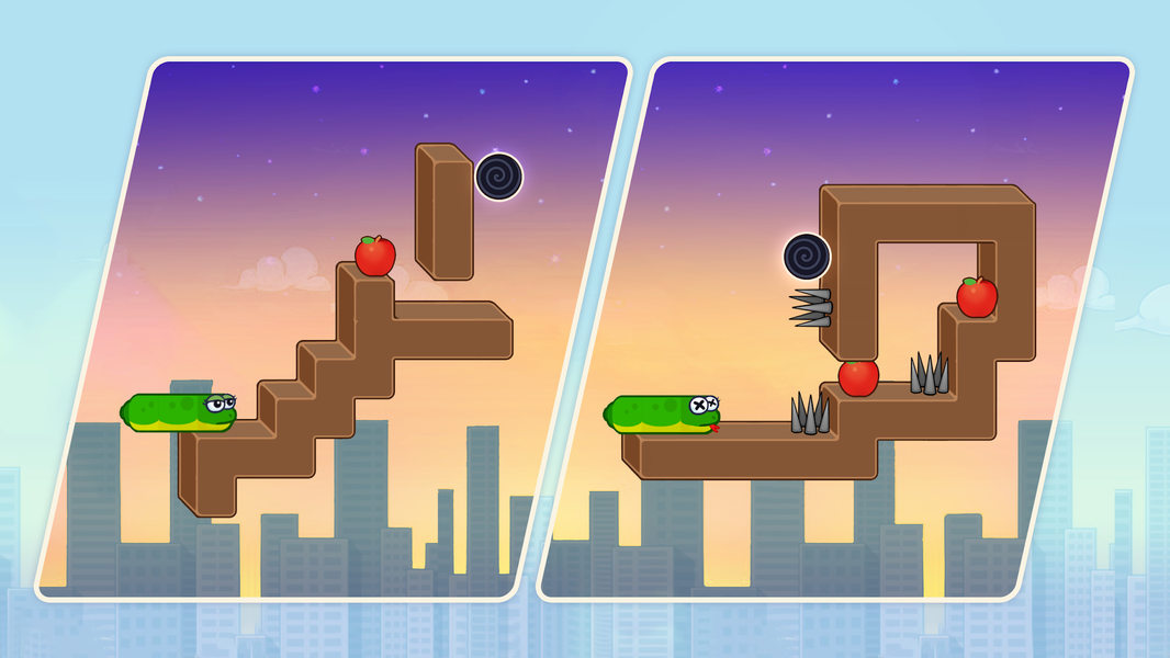 Snake Puzzle: Slither to Eat - عکس بازی موبایلی اندروید