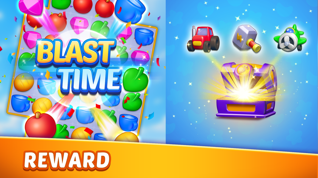 Jewel Blast Dream - Match 3 - Gameplay image of android game