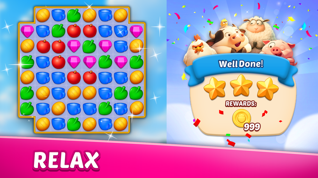 Jewel Blast Dream - Match 3 - Gameplay image of android game
